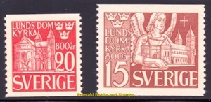 EBS Sweden 1946 - 800th Anniversary Lund Cathedral - Michel 318-319 - MNH** - Picture 1 of 1