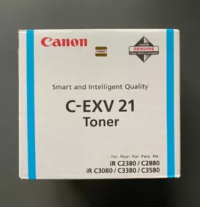 Toner originale Canon - C-EXV 21 CIANO / iR C2380 C2880 C3080 C3380 (IVA INC) - Foto 1 di 1