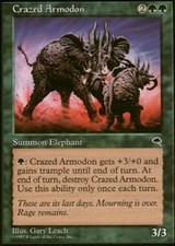 Crazed Armodon X4 (Tempest) MTG (NM) *CCGHouse* Magic