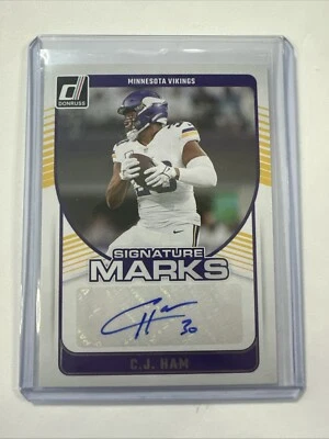 CJ Ham 2024 Panini Donruss Signature Marks Auto #SMA-CHA - Image 1 of 4
