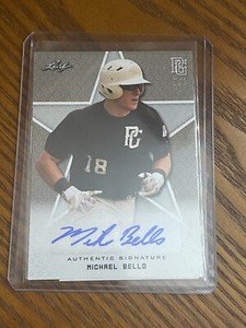 2020 Leaf Perfect Game National Showcase Silver 1/1 Michael Bello #BA-MB3 Auto