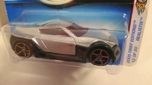 2005 Hot Wheels First Editions #12 SYMBOLIC silver & black with FTE wheels - Picture 1 of 2