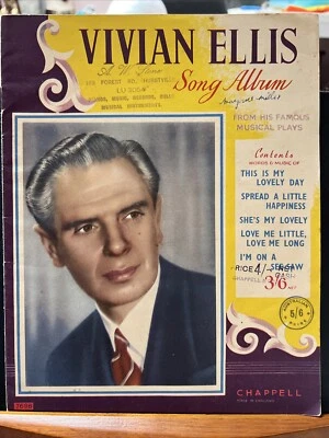 Songbook The Vivian Ellis Song Album sheet music from his famous musical plays - Image 1 of 4