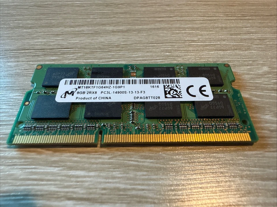 Micron 8GB (1 x 8GB) PC3-14900 (DDR3-1866) Memory (MT16KTF1G64HZ-1G9P1) - Image 1 of 1