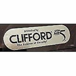 2x Clifford G5 Car Alarm Window Stickers. Bargain Buy - Picture 1 of 1