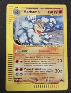 tcg carte Pokemon Card Machamp Skyridge Holo H15/H32 Ita - Imagen 1 de 4