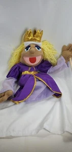 Melissa & Dough Hand Puppet Toy Princess/Queen 15" tall With Stick - Picture 1 of 1