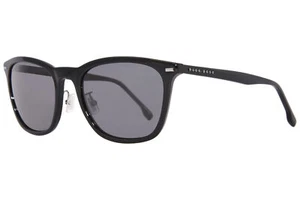 Hugo Boss 1290/F/SK 807/M9 Sunglasses Men's Black Polarized Grey Lenses 56mm - Picture 1 of 5