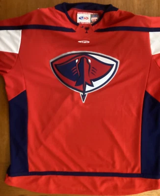 Camiseta deportiva roja AK South Carolina Stingrays ECHL con licencia oficial talla 2XL Foto 1 de 4