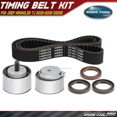 6x Kit de correa de distribución para Jeep Wrangler TJ 2003-2006 Dodge Caravan Chrysler Voyager Foto 1 de 4