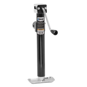 Reese Round Trailer Jack Side Mount 5000 lbs Lift Side Wind Weld-On 15 in Travel - Picture 1 of 1