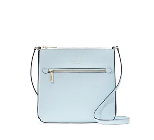 Kate Spade Sadie North South Crisp Sky Saffiano Leather Crossbody Bag K7379 - Picture 1 of 5