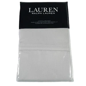 Ralph Lauren 2 federe king SPENCER salvia 100% cotone 20" x 40" - Foto 1 di 4