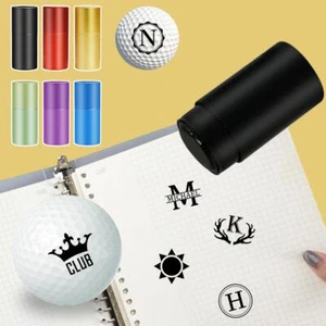 Personalized Golf Ball Stamp Custom Golf Ball Stamper Self-Ink Ball Marker - Picture 1 of 16