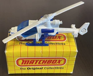 Matchbox Mission Helicopter Police Chopper MB46 New With Box 1992 Thailand - Picture 1 of 11
