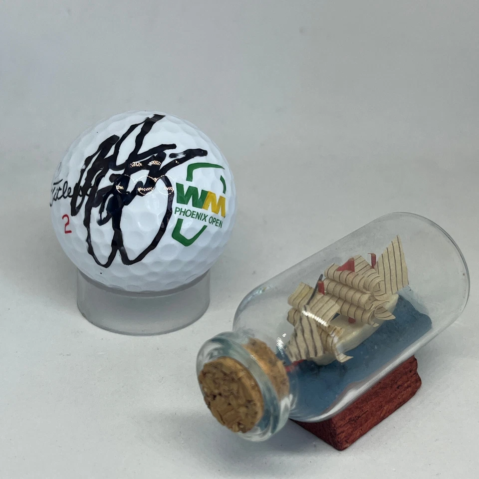 Rickie Fowler signed Waste Management Logo Golf Ball JSA COA PGA Auto A3596 - Image 1 of 1