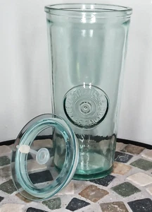 Levi Strauss Levis X Target Exclusive 16.9oz Recycled Glass Tumbler with Lid - Picture 1 of 6