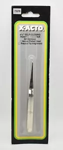 X-Acto 4 1/2" Self Closing Pointed Tweezer New Old Stock - Picture 1 of 2