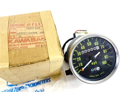 NOS KAWASAKI F6 F7 BIG HORN SPEEDOMETER 25001-045 - Image 1 of 4