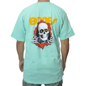 Mens T-shirt Bones Powell Peralta Ripper Celedon - Picture 1 of 2