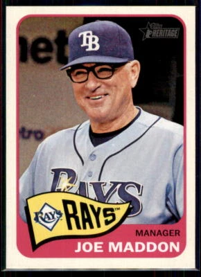 2014 Topps Heritage Joe Maddon #66 Tampa Bay Rays - Image 1 of 2