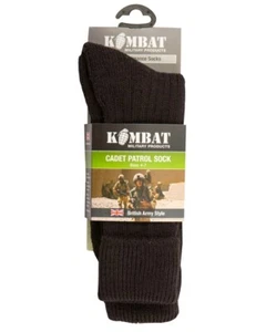Kombat UK Cadet Patrol Socks. Size 4 - 7 - Picture 1 of 2