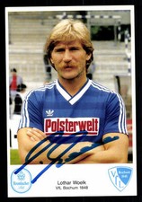 Lothar Woelk autograph card VFL Bochum AK 80s original signed +A41209