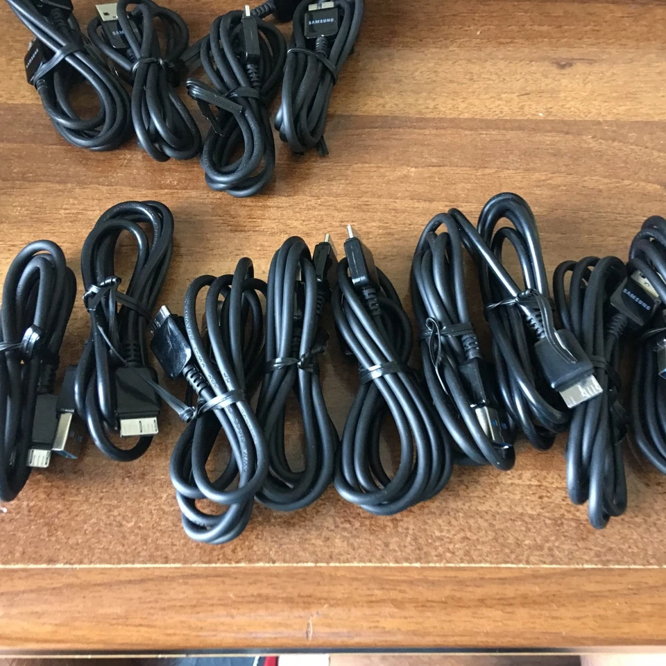 Lote de 10 cables de sincronización de datos USB 3.0 para Samsung Galaxy Note 3/S5 OEM ET-DQ11Y1BE Foto 1 de 1