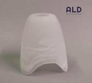Boccia di ricambio lampadario lampada applique in vetro alabastro attacco e14 - Foto 1 di 6