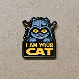 I AM YOUR CAT Enamel Pin - Cat Lovers - Star Wars - Darth Vader - Picture 1 of 2
