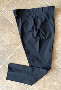 Pantalones de vestir Hart Schaffner Marx New York Tech elásticos 40R sin dobladillo carbón nuevos con etiquetas - Imagen 1 de 7