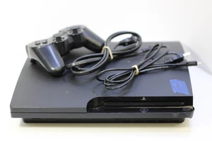 Sony PlayStation 3 Slim PS3 160GB Black Console Gaming System CECH-3001A Tested - Bild 1 von 13