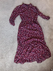 KAARI blaues Damen Blumen Kleid Gr. Small - Bild 1 von 12