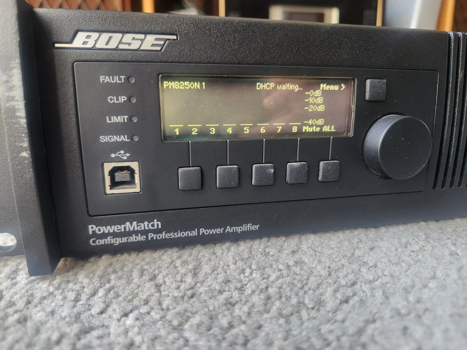 Bose PowerMatch PM8250 Configurable Professional Power Amplifier - Image 1 of 4