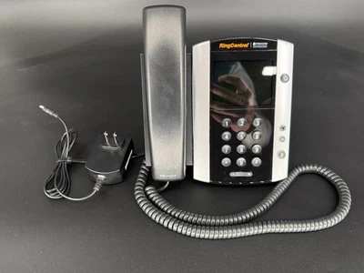 Telefone desktop Polycom VVX 500 12 linhas tela sensível ao toque tela IP empresarial - Imagem 1 de 2