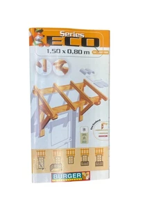 Burger Eco Massivholz Türvordach Vordach Überdachung Haustür 150x80cm neu 49610 - Bild 1 von 10