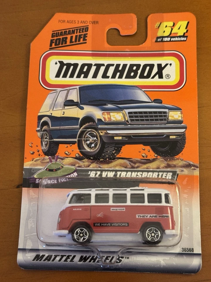 Autobús Matchbox 1999 ciencia ficción 67 VW Transporter #64 escala 1:64 Foto 1 de 2