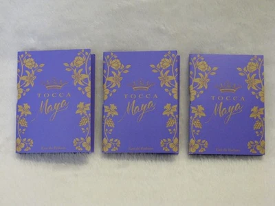 3x Tocca MAYA Eau De Parfum Muestra Vial Spray con Tarjeta 0.05 OZ / 1,5 ml Nuevo Foto 1 de 3