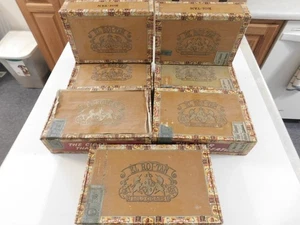 EL ROI TAN MILDE ZIGARRENKISTEN 7 EA 10 CENT 50 EA ZIGARREN PRO BOX EINE SELTENE GRÖSSE L@@K - Bild 1 von 13