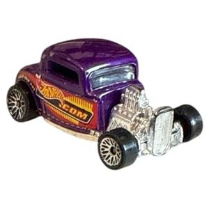 Ford Cupé Hot Wheels Collector 2000 n.º #195 '32 púrpura con radios de encaje cromado - Imagen 1 de 7