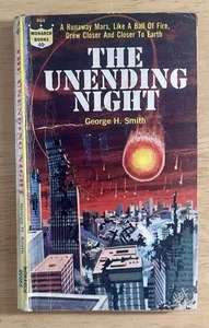The Unending Night by George H. Smith 1964 Monarch Paperback - Imagen 1 de 5