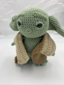 Handmade Crochet Amigurumi GROGU from Star Wars Mandalorian Stuffed Animal Yoda - Picture 1 of 7