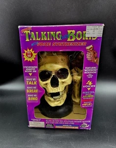 Interactive Talking Thru Boris Skull With Voice Synthesizer VTG 1998 HALLOWEEN - Picture 1 of 8