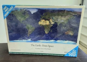The Earth From Space: First Satellite View; 1000 Piece Jigsaw Puzzle, *READ, NOS - Picture 1 of 11