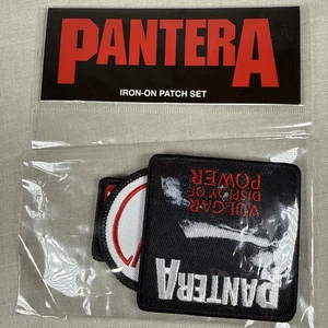 PANTERA VULGAR DISPLAY OF POWER 3ER PACK PATCH AUFBÜGLER PATCH NEU IN VERPACKUNG - Bild 1 von 4