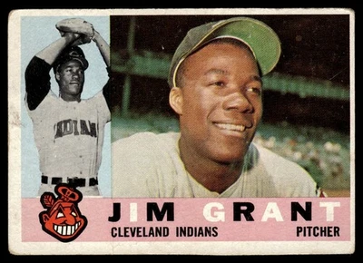 1960 Topps Jim Grant VG+ Cleveland Indians #14 - Image 1 of 2