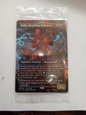 MTG Bohn,  Beguiling Balladeer Spring Flourishes Promo Universes Sealed - Image 1 of 2