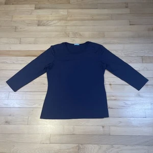 J. McLaughlin Signature Catalina Stofftop Medium Damen marineblau - Bild 1 von 7