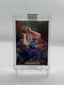 Dirk Nowitzki Signed 99-00 Stadium Club Chrome on card Auto #75 BAS COA Maverick - Picture 1 of 2