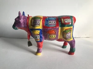 Sammelobjekt :Seltene Keramik Spardose Kuh von DeGraff La Moola-Moola Mad Milk - Bild 1 von 7